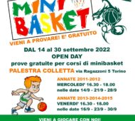Open Day 2022 Minibasket colletta 190x170 - OPEN DAY MINIBASKET !