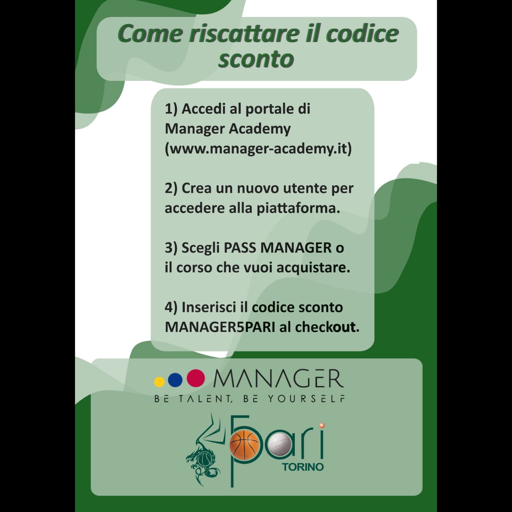 Formati e Sostieni la 5 PARI TORINO!